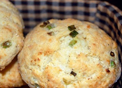 Savory Scones with Goat Cheese and Scallions