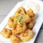 Fried calamari / Fried Squid on a plate