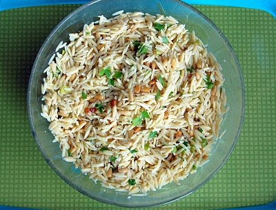 Orzo with Roasted Pine Nuts