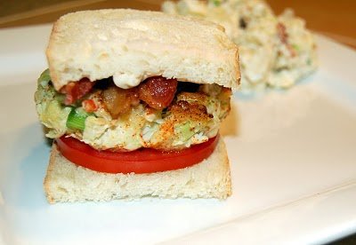 Avocado Crab Cake Sandwich