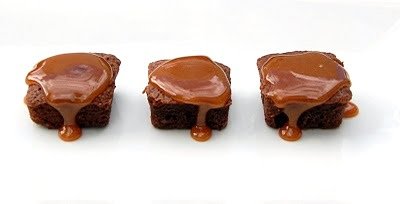 Salted Caramel Brownie Bites