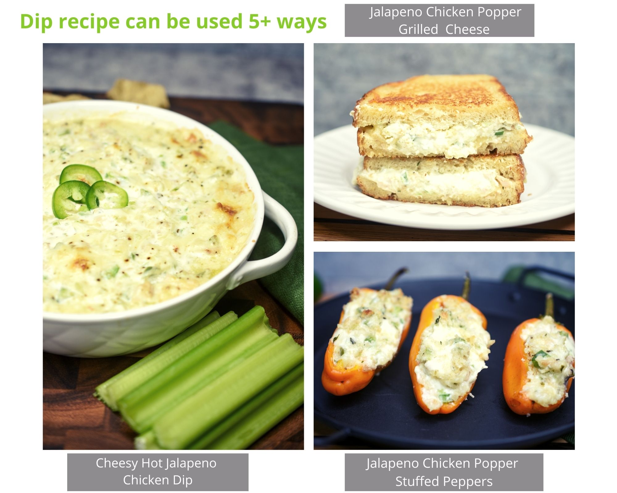 Hot & Cheesy Jalapeno Popper Dip with Chicken