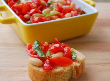 Tomato & Bean Bruschetta