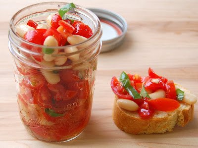 Tomato & Bean Bruschetta