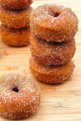 Baked Mini Pumpkin Donuts