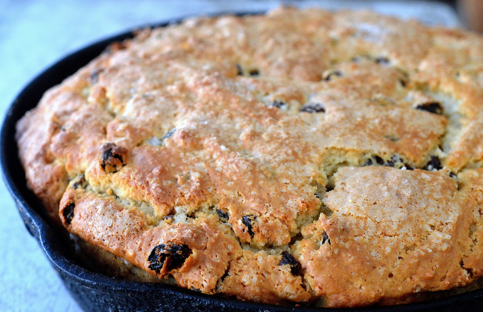 The BEST Irish Soda Bread! It takes less than 10 minutes to prep and 60 to bake. The result is a moist, sweet, cake-like Soda Bread of your dreams. Don't forget the butter!!