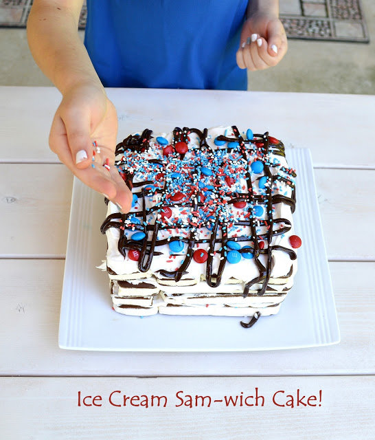 Ice Cream Sandwich Cake 