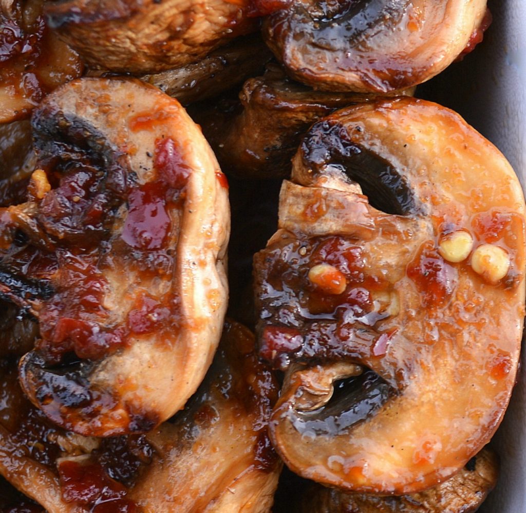 Spicy Grilled Mushrooms we call Magic Mushrooms because they are SO delicious!