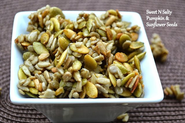 Honey Roasted Pepitas and Sunflower Seeds