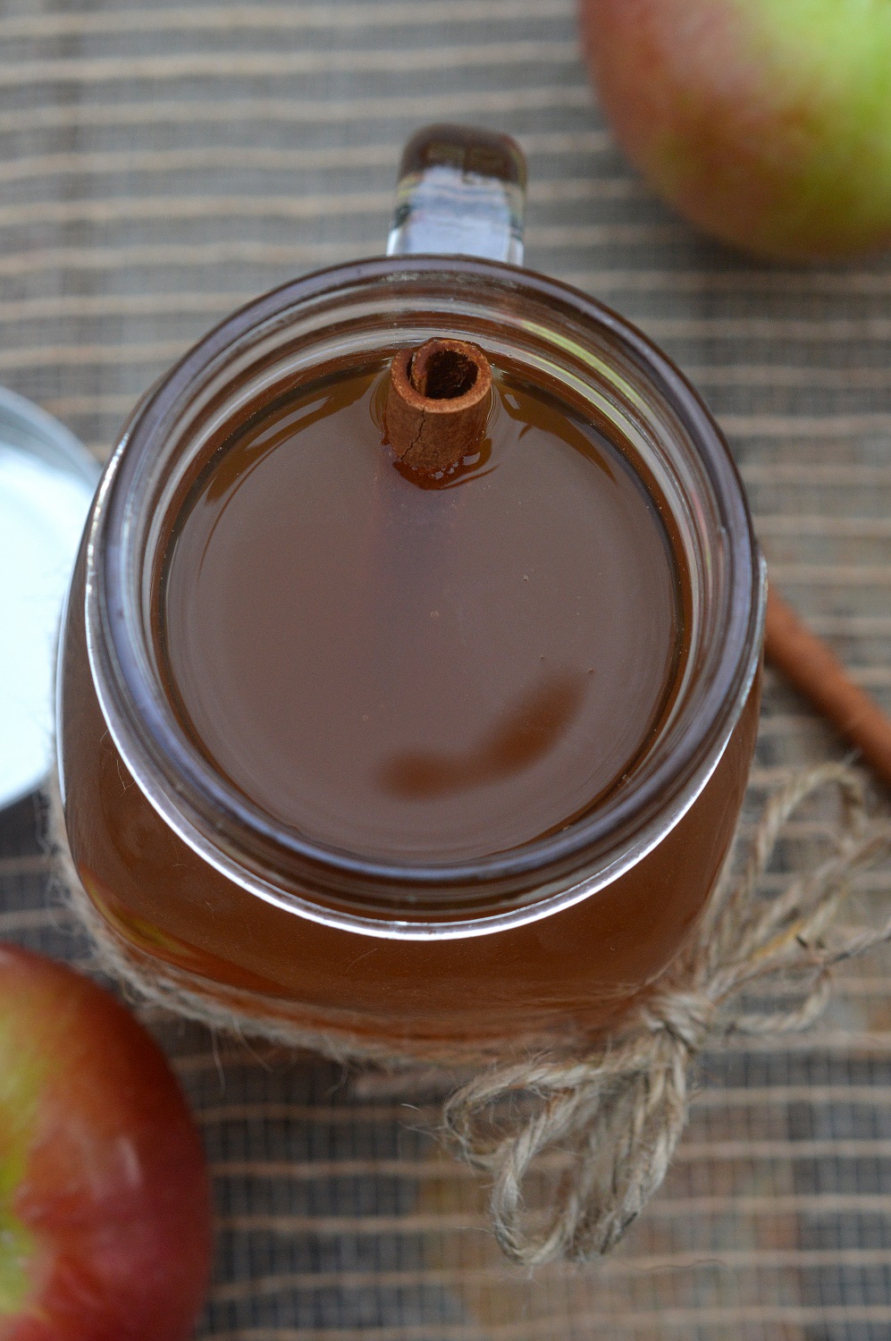 Apple Pie Moonshine in a jar