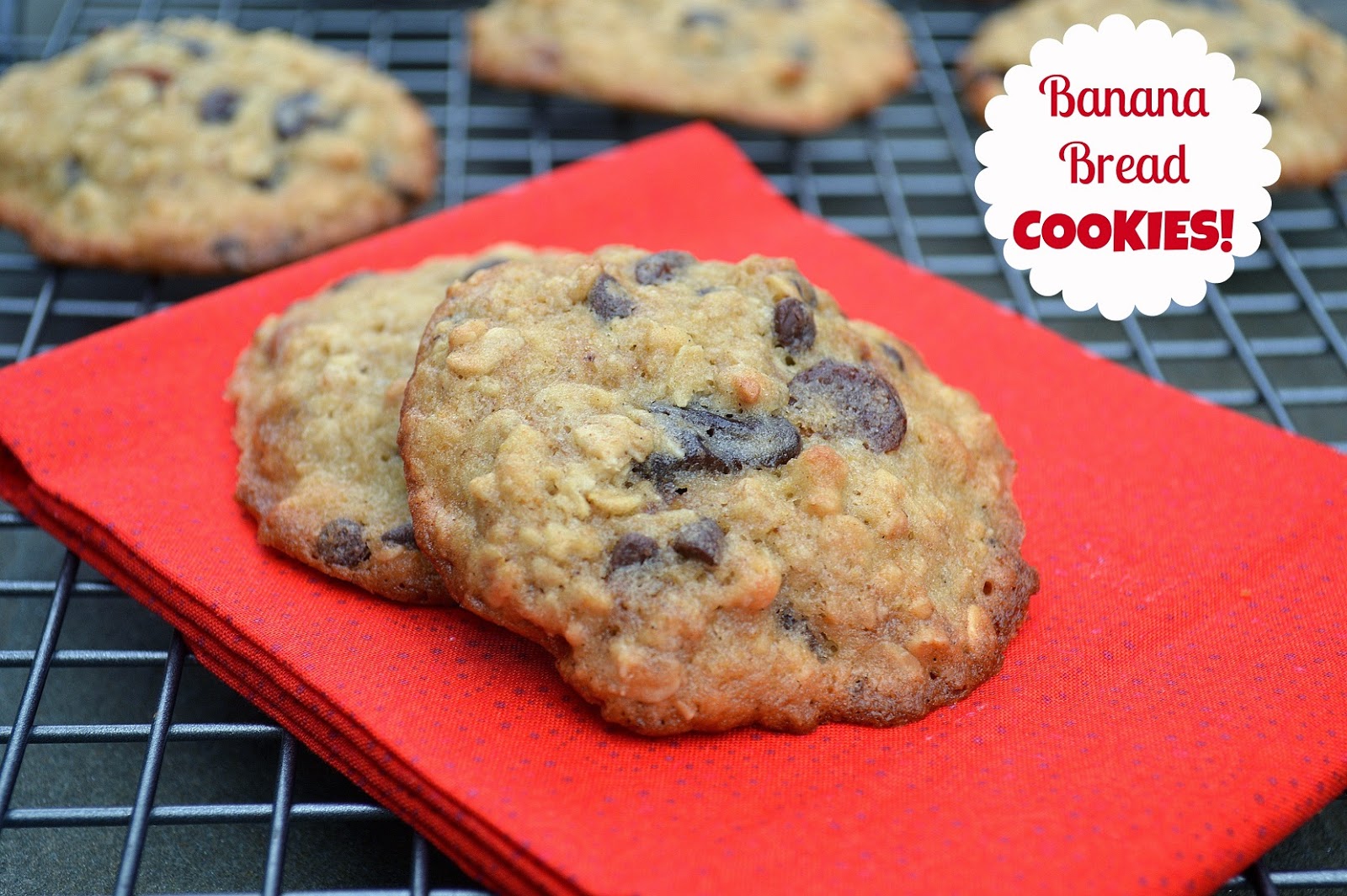 Best Banana Bread Cookie Recipe. A different & delicious way to use up your old bananas! 