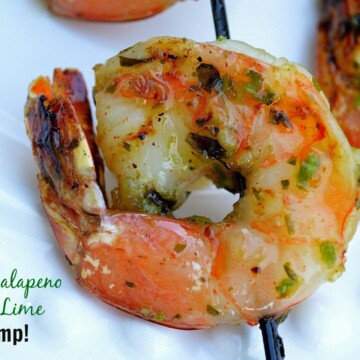 Grilled Jalapeno Honey Lime Shrimp