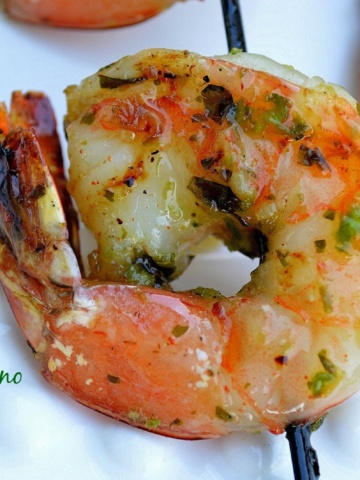 Grilled Jalapeno Honey Lime Shrimp