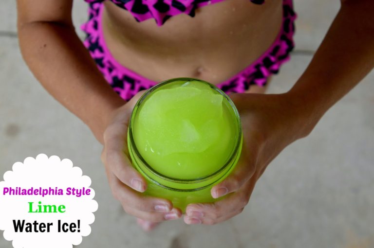 DIY Philadelphia Style Lime Water Ice