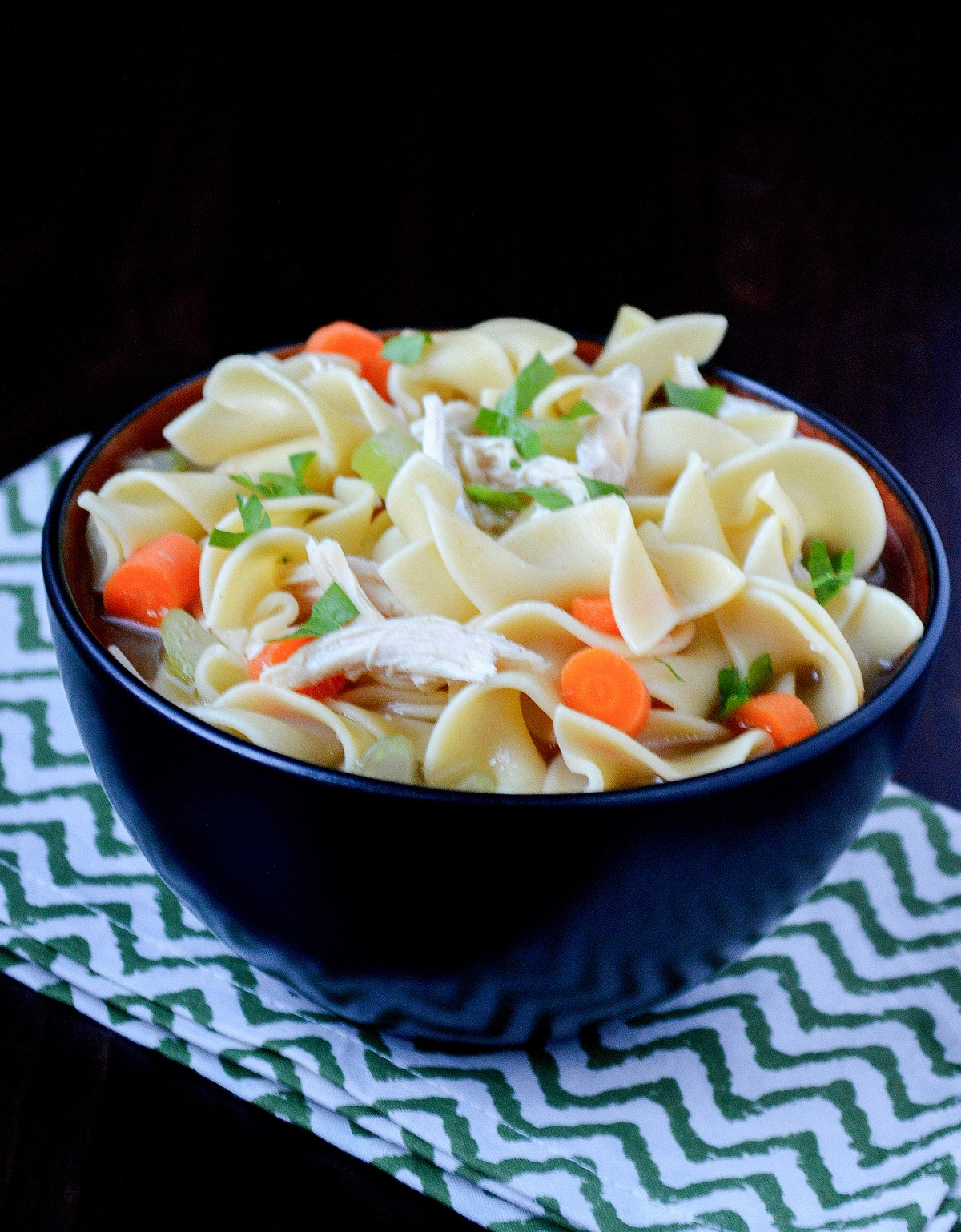 Now of Chicken Noodle Soup  with carrots