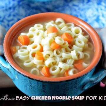 kid friendly chicken noodle soup
