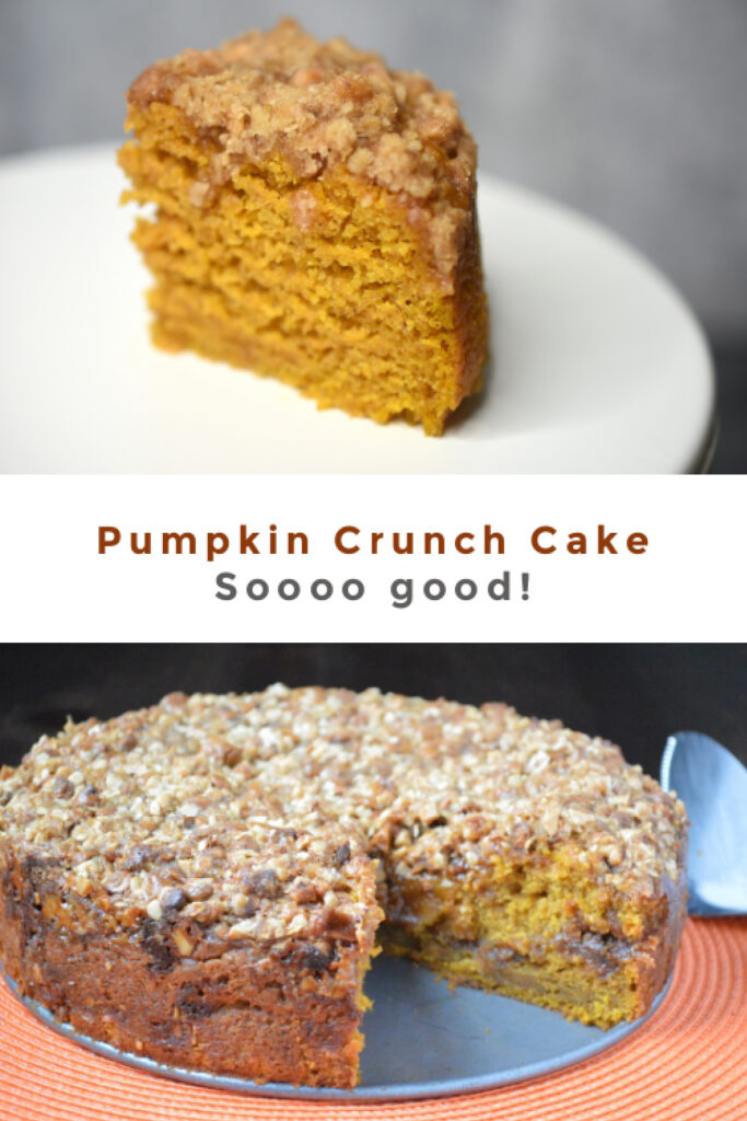 Moist and flavorful Pumpkin crunch cake recipe 