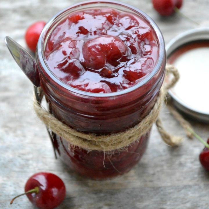 Easy Bourbon Cherry Pie Filling