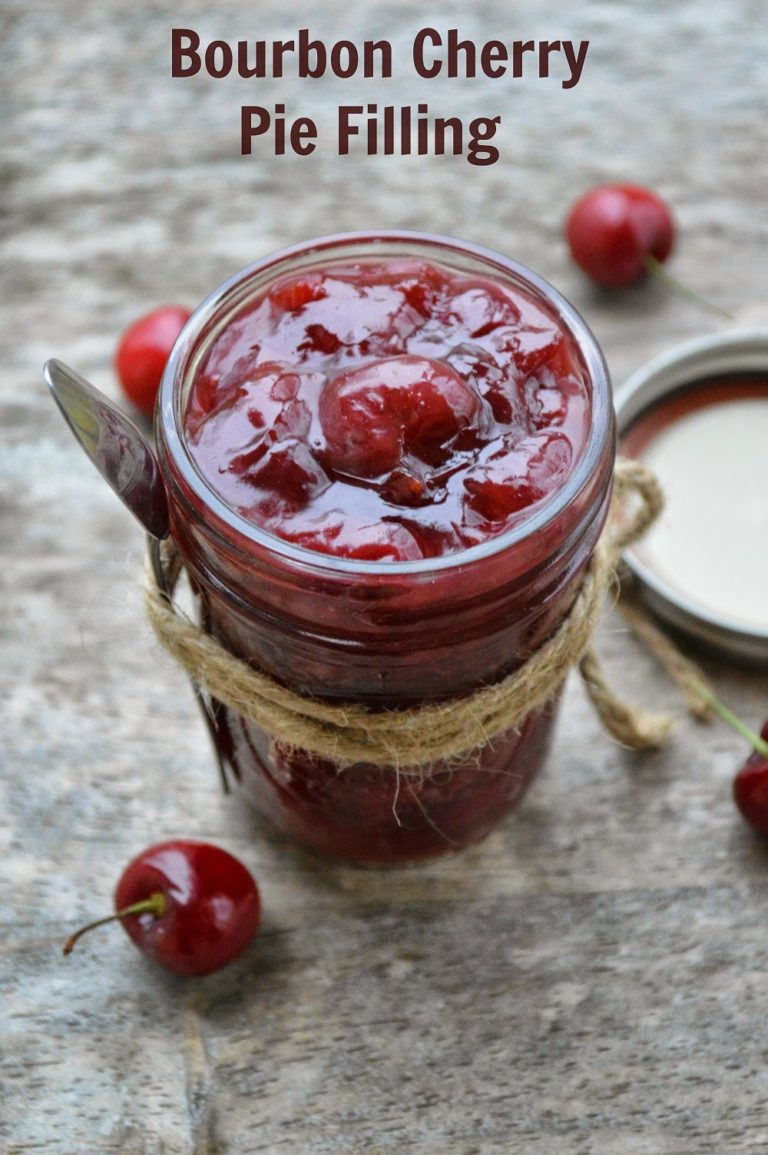 Easy Bourbon Cherry Pie Filling