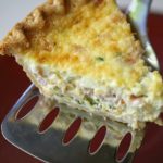 How to make a breakfast pie with egg, ham and cheese with a crust