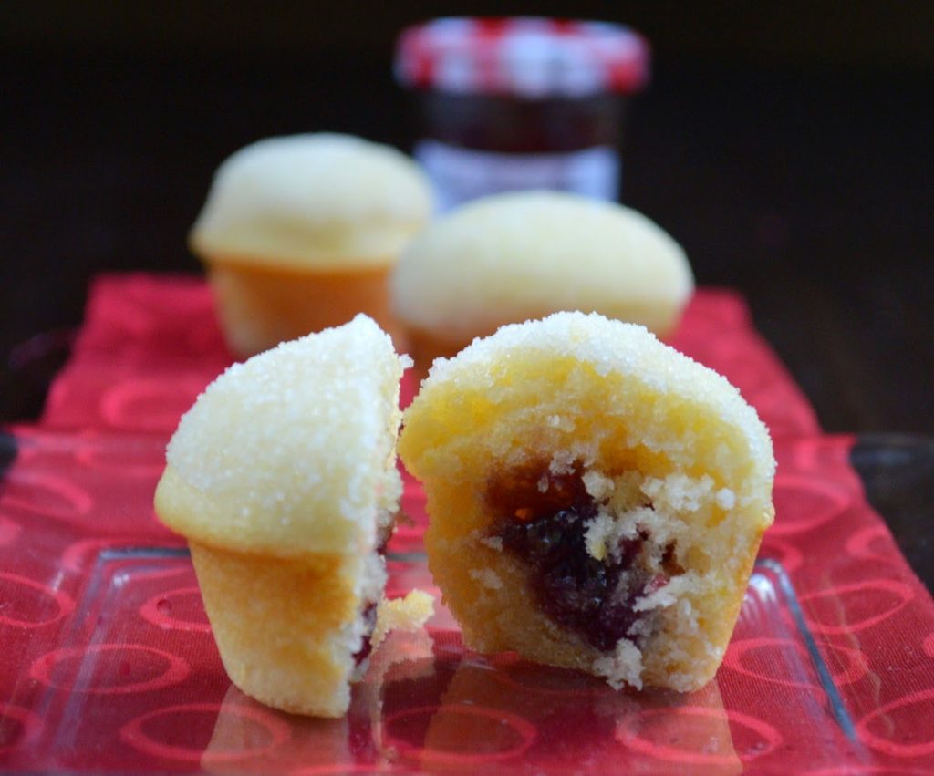 Mini Jelly Filled Muffins Recipe