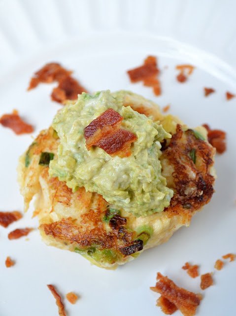 Avocado Crab Cakes With Bacon & Spicy Avocado Remoulade