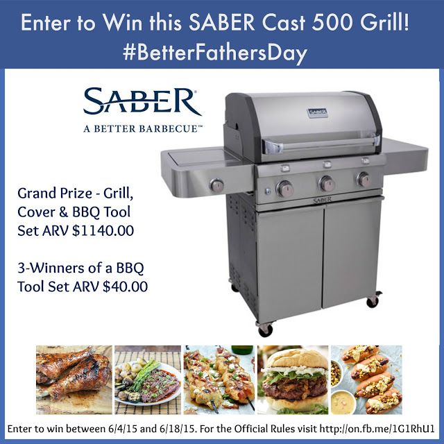 Win a Saber Cast 300 Grill Package ARV $1140.00