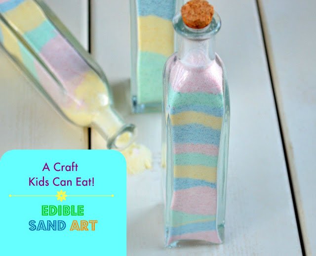 Candy Sand Art - A Craft Kids Can Eat