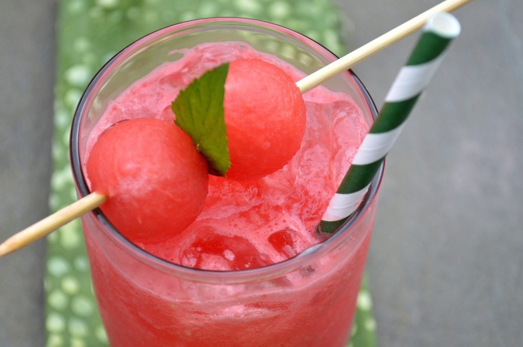 Fresh Watermelon & Vodka Cocktail