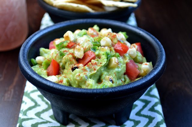 Grilled Corn Guacamole