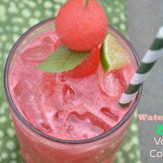 Fresh Watermelon & Lime Vodka Cocktail Recipe