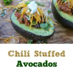 Chili Stuffed Avocados