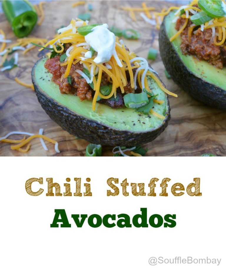 Chili Stuffed Avocados