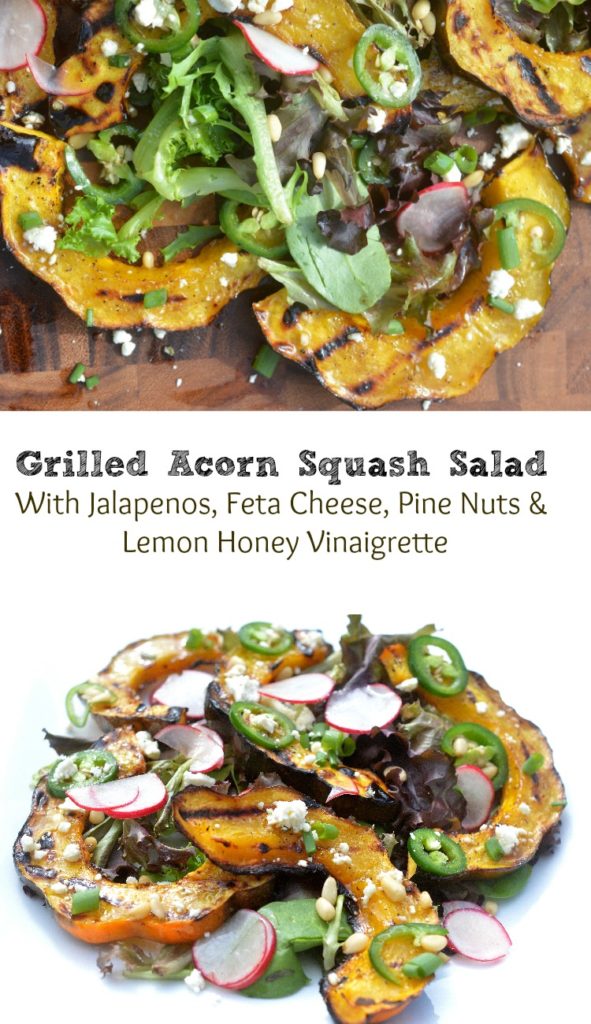 Grilled Acorn Squash Salad - Souffle Bombay