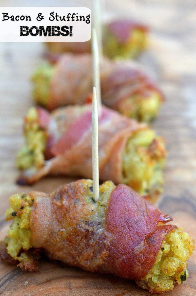 Stuffing & Bacon Bombs - Stuffing & Bacon Bombs - Bacon Wrapped Stuffing as if bacon or stuffing for that matter could get any better! 