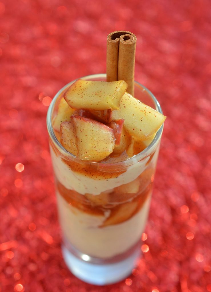 Apple Pie Cheesecake Shooters