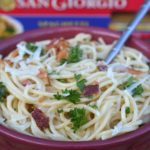 Creamy Bacon Parmesan Pasta #PastaforGood