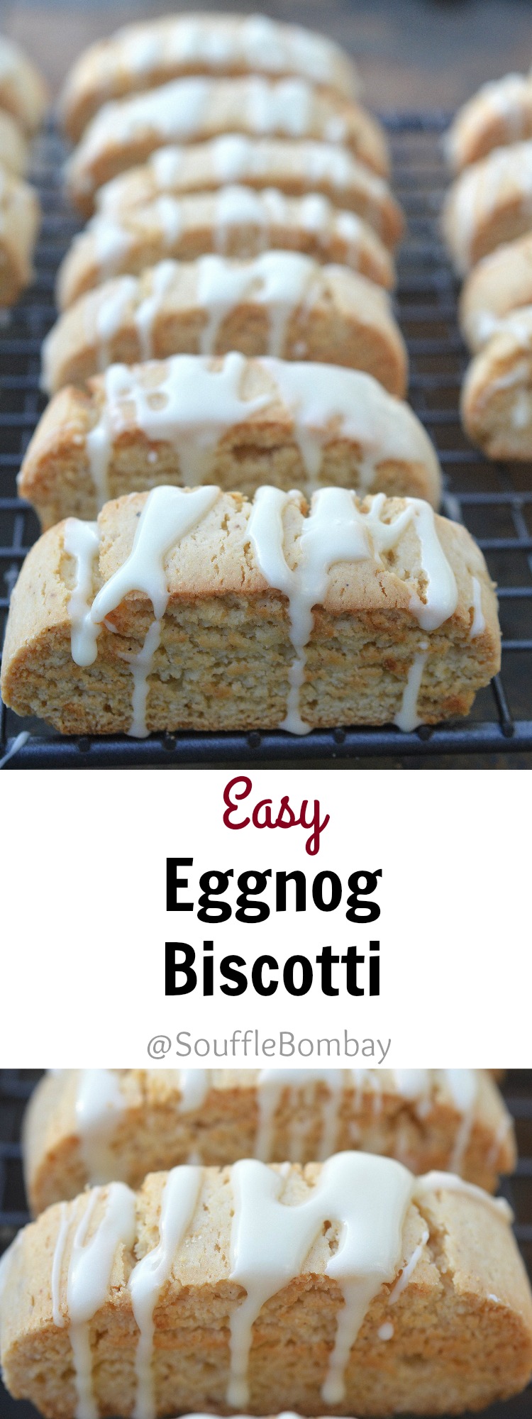 Recipe for Eggnog Biscotti. A Christmas cookie recipe staple! Eggnog Cookie recipe. This recipe has many rave reviews over the years. A perfect addition to holiday cookie trays.