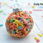 Fruity Pebbles Edible Christmas Balls