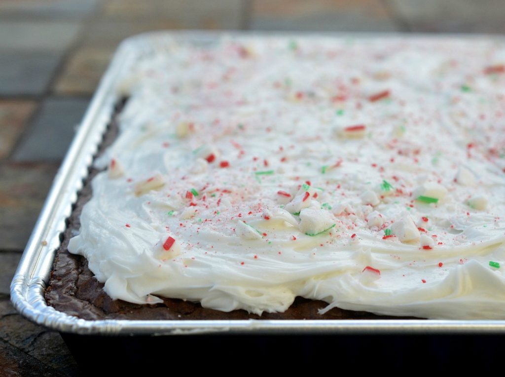 Peppermint Hot Chocolate Brownies 1