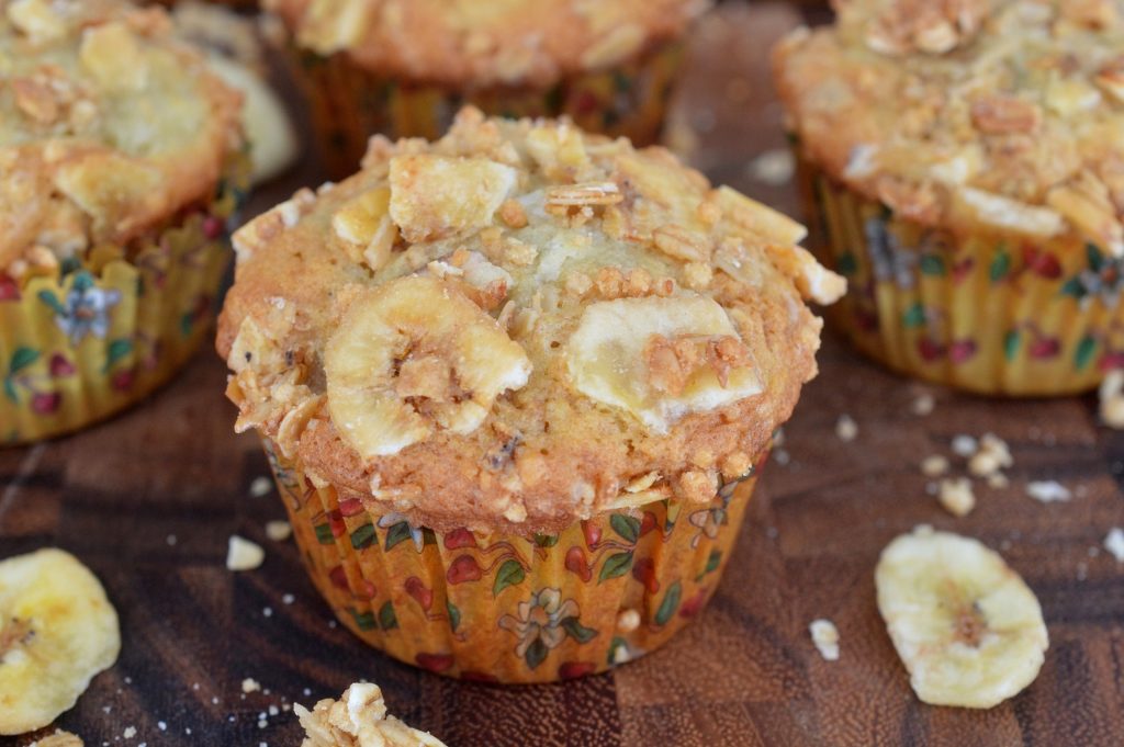 Nut Free Banana Crunch Muffins - Quite possibly the best muffin ever!