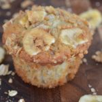 Nut Free Banana Crunch Muffins