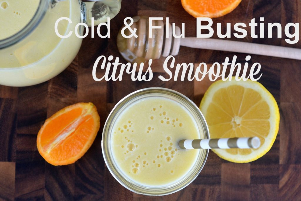 Cold Busting Citrus Smoothie - Take a proactive approach to staying healthy with this Immune Boosting Smoothie