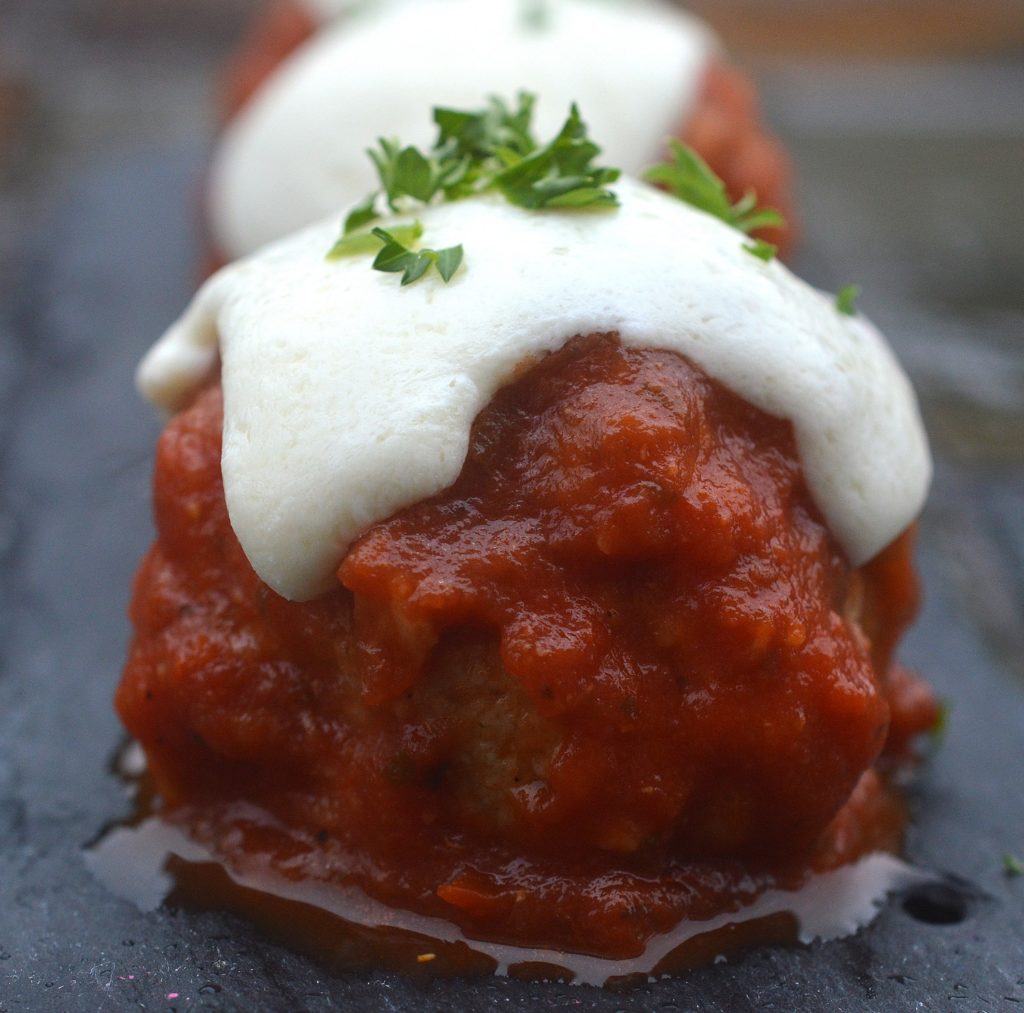 Recipe for Chicken Parmesan Meatballs is easy to make and a favorite of the kiddos.