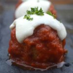 Recipe for Chicken Parmesan Meatballs is easy to make and a favorite of the kiddos.