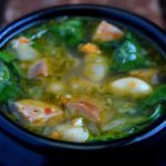 White Bean Spinach & Chorizo Soup Recipe