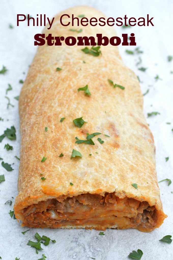 Philly Cheesesteak Stromboli