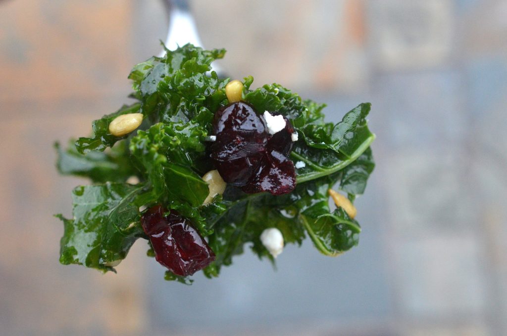 My Favorite Kale Salad with simple ingredients and big flavors, perfect all year round!