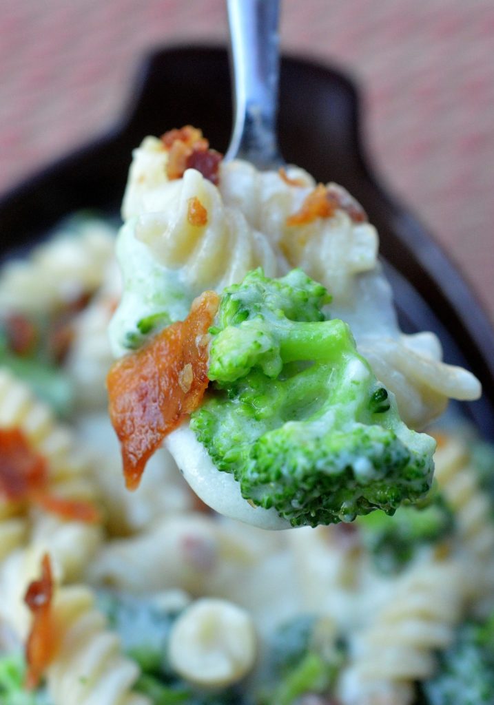 Stovetop Mac & Cheese with Brocolli & Bacon