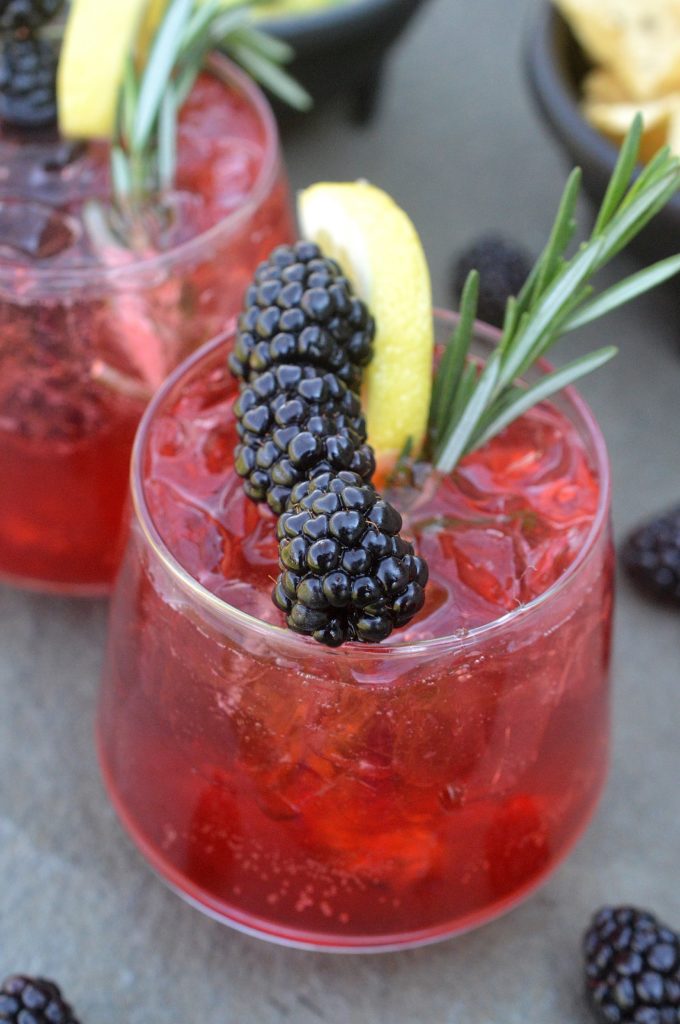 Blackberry Lemonade Vodka Cooler